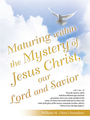 cover image of Maturing Within the Mystery of Jesus Christ, Our Lord and Savior